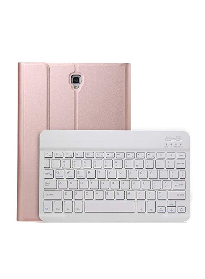 Wireless Bluetooth Keyboard Case Cover For Samsung Galaxy Tablet Pink